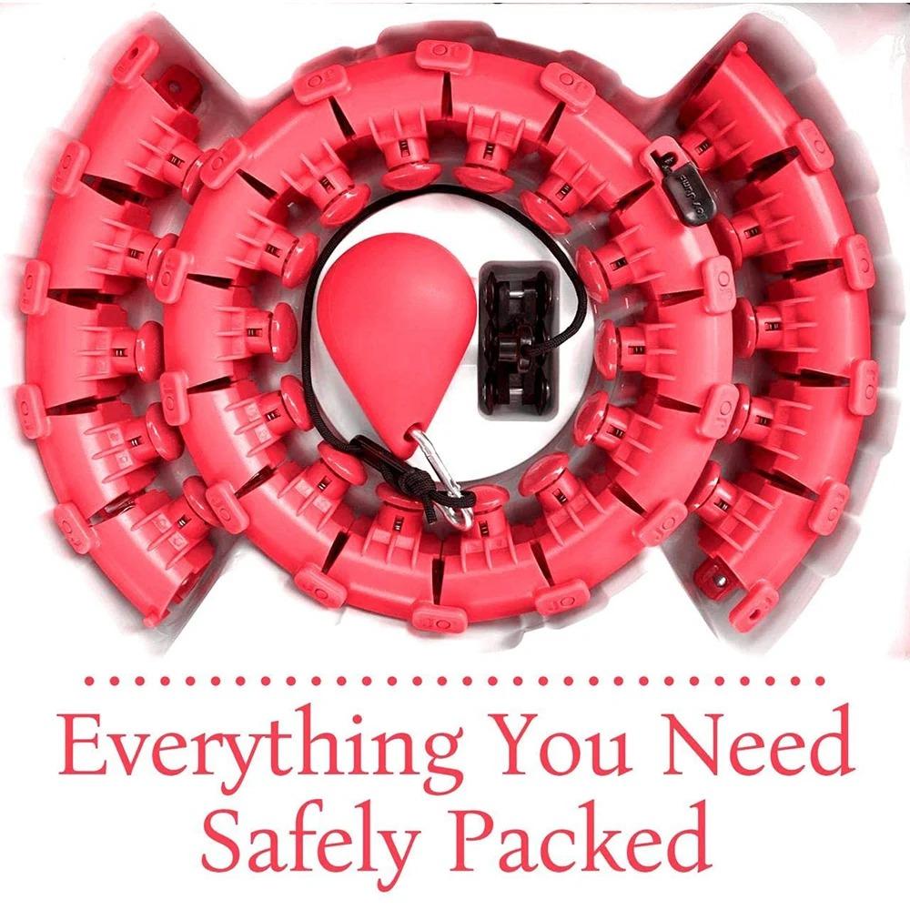 Smart Weighted Hula Hoop for Adults – Burn Calories, Track Progress, Have Fun